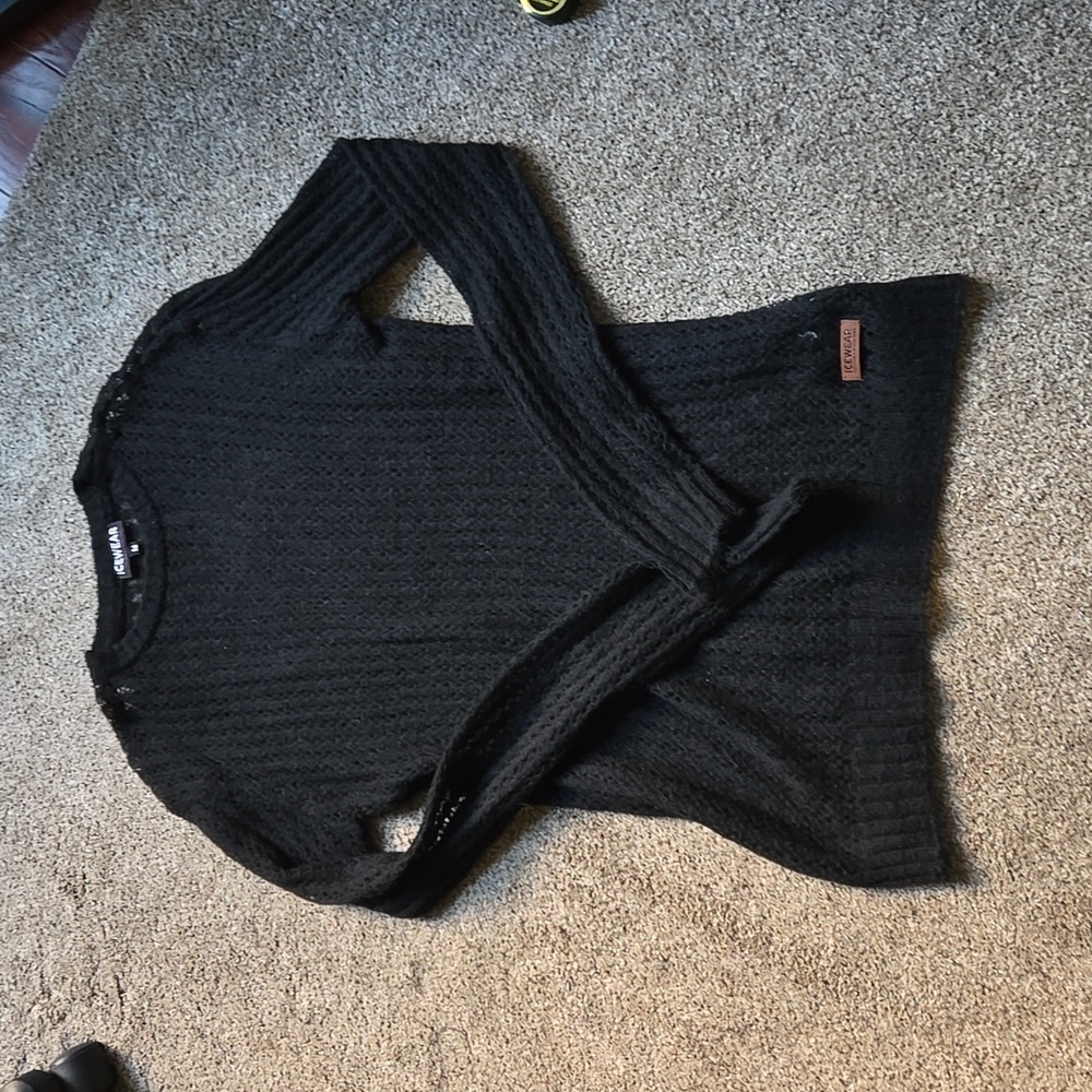 NWOT Túnmóar knitted lace long sweater - Picture 5 of 13